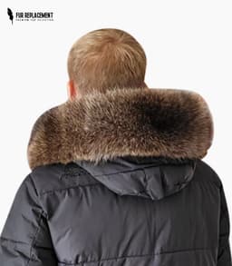 Raccoon Fur Trim Replacement Collar